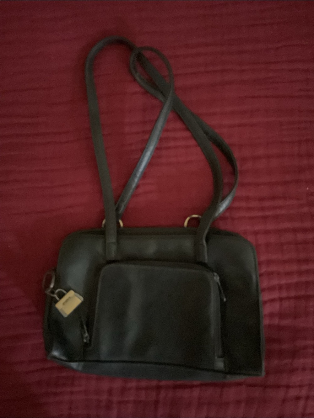 Rosetta Classic Black Shoulder Bag